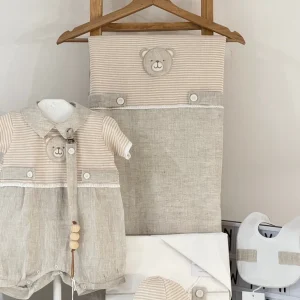 Set Neonato cotone Sartoria dei piccoli SET005P