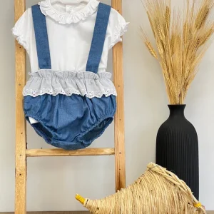 Completo Bimba in cotone Calamaro 17710