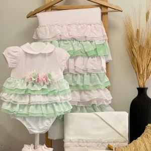 Set Neonata cotone Sartoria dei piccoli SET308P