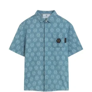 Camicia monogramma Philipp Plein