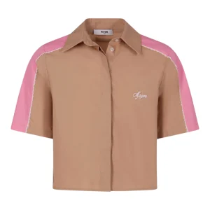 Camicia mezza manica MSGM ragazza