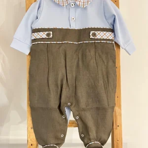 Tutina Neonato cotone Sartoria dei piccoli LT006