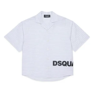 Dsquared2 Camicia mezza manica monogram