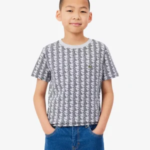 Lacoste T-shirt in cotone con monogramma