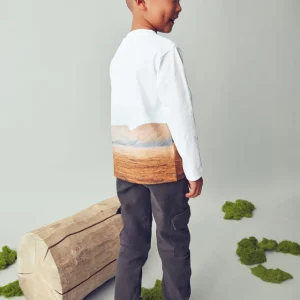 maglia bimbo caldocotone stampa cavalli