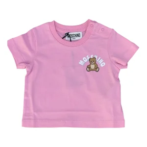 Moschino t-Shirt mezza manica con bottoncini laterali