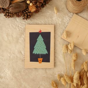 Cartolina In Legno – Christams Tree 1