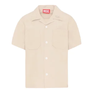 Diesel Camicia mezza manica in lino
