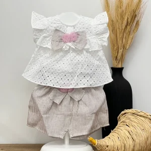 Completino Neonata cotone Sartoria dei piccoli LCB312