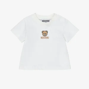 T-shirt Moschino con logo ricamato