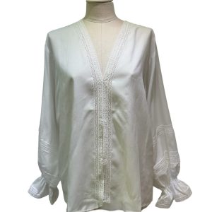 Raffaela D’Angelo Camicia manica lunga con passamanerie