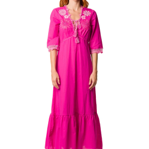 Laetitia Beachwear Abito lungo Fuxia