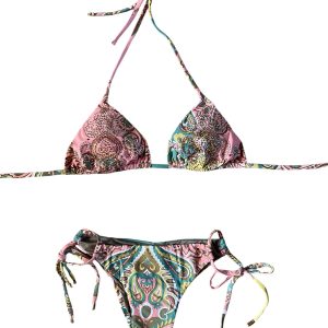 Miss Bikini Luxe  bikini a Triangolo Strass Stampa India Cruise