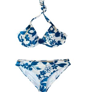 Raffaela D’angelo Bikini ferretto stampa Pavone