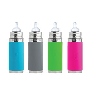 Biberon Termico in Acciaio con Tettarella a Flusso Medio in silicone – 260ml