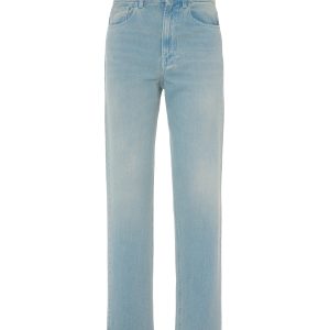 Bazar Deluxe pantalone cinque tasche denim con ricamo