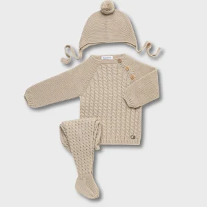 completino neonato tricot+cuffietta