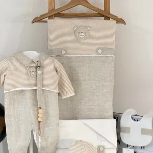 Set Neonato cotone Sartoria dei piccoli SET005T