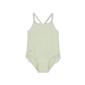 Costume Intero Bambina Green Matcha
