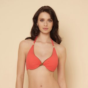 NILO Reggiseno a balconcino double-face in microfibra tinta unita