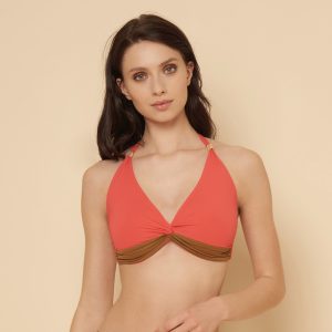 NILO Reggiseno a top double-face in microfibra tinta unita