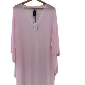 Fisico Poncho tulle rosa baby
