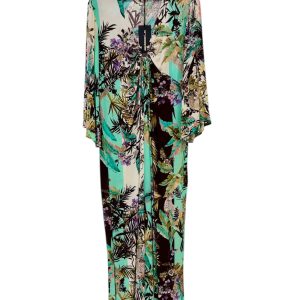 Miss Bikini Kaftano lungo stampa