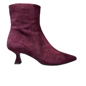 Ninni Mancone tronchetto camoscio vino