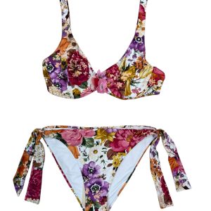 Raffaela D’Angelo Bikini Ferretto stampa fiori Cup C