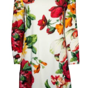 Raffaela D’Angelo Abito Lycra stampa floreale