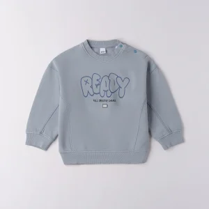 felpa bimbo garzata girocollo