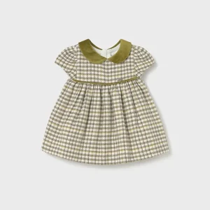 abitino neonata tessuto quadretti