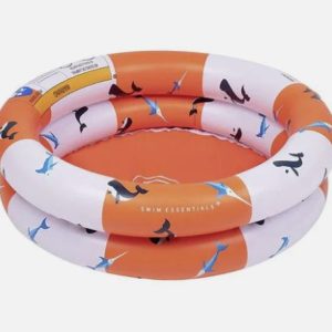 PISCINA Red-White Whale Baby Pool