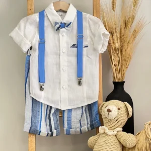 Completo Bambino in Lino Sartoria dei piccoli L323