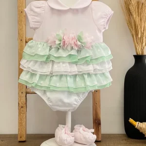 Pagliaccetto Neonata cotone Sartoria dei piccoli LP308