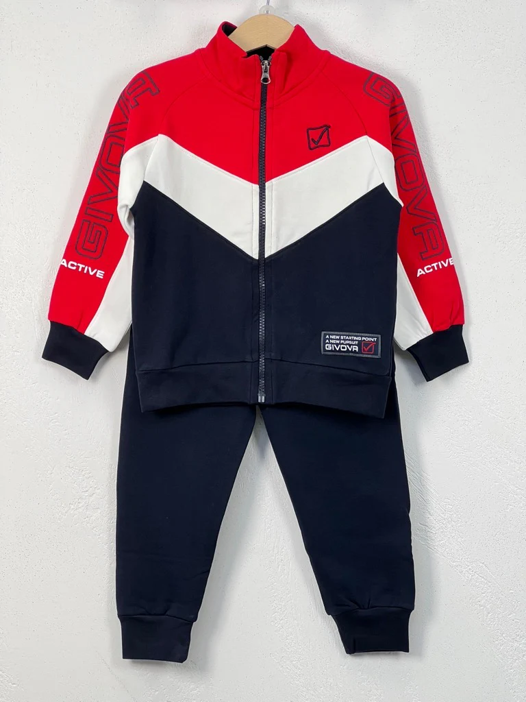Tuta bambini e ragazzi felpata Givova 7431T0045 - immagine 2