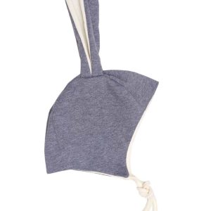 CAPPELLO CON ORECCHIE CONIGLIO IN COTONE GOTS WOOLY