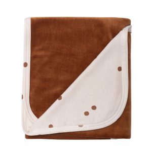 COPERTA DOUBLE-FACE IN CINIGLIA GOTS