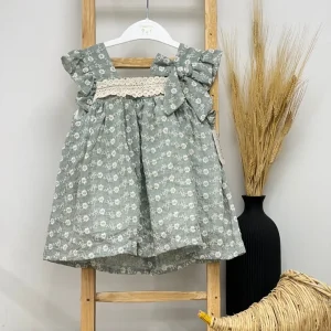 Vestito Bambina cotone Valentina bebés BSS7