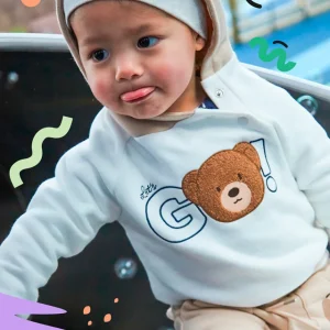 felpa neonato cappuccio