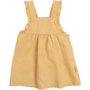 Abito a Salopette Twill Giallo