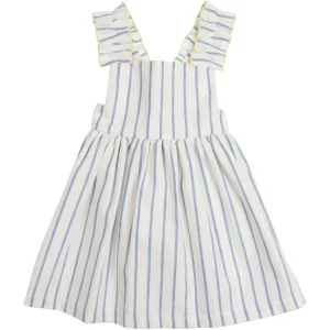Abito a Righe Blu
