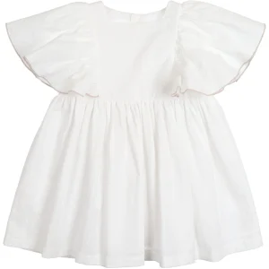 Abito Bambina cotone Bianco