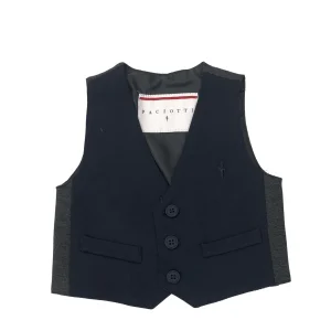 4US Cesare Paciotti gilet panciotto misto viscosa neonato