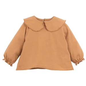 T-shirt collo Volant