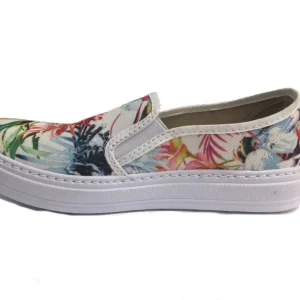 Slip on Bianco/Fiori