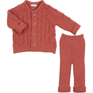 Cardigan e Pantaloni in Lana