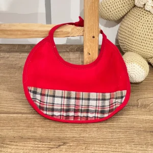 Bavetta Neonato/a Natale Baby Vip T8314