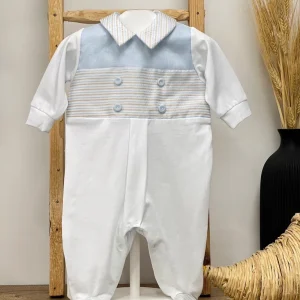Tutina Neonato cotone Sartoria dei piccoli LT304
