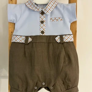 Pagliaccetto Neonato cotone Sartoria dei piccoli LP006